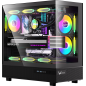 Gabinete Crystal Z8 Cosmic Black Gabinete Crystal Z8 Cosmic Black